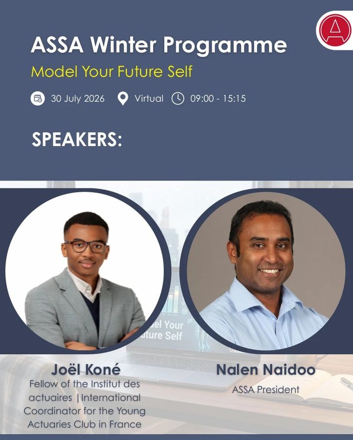 ASSA Winter Programme 2026 speaker poster featuring Joël Koné